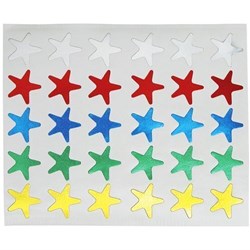 Adhesive Stars 150's Assorted 13mm_2